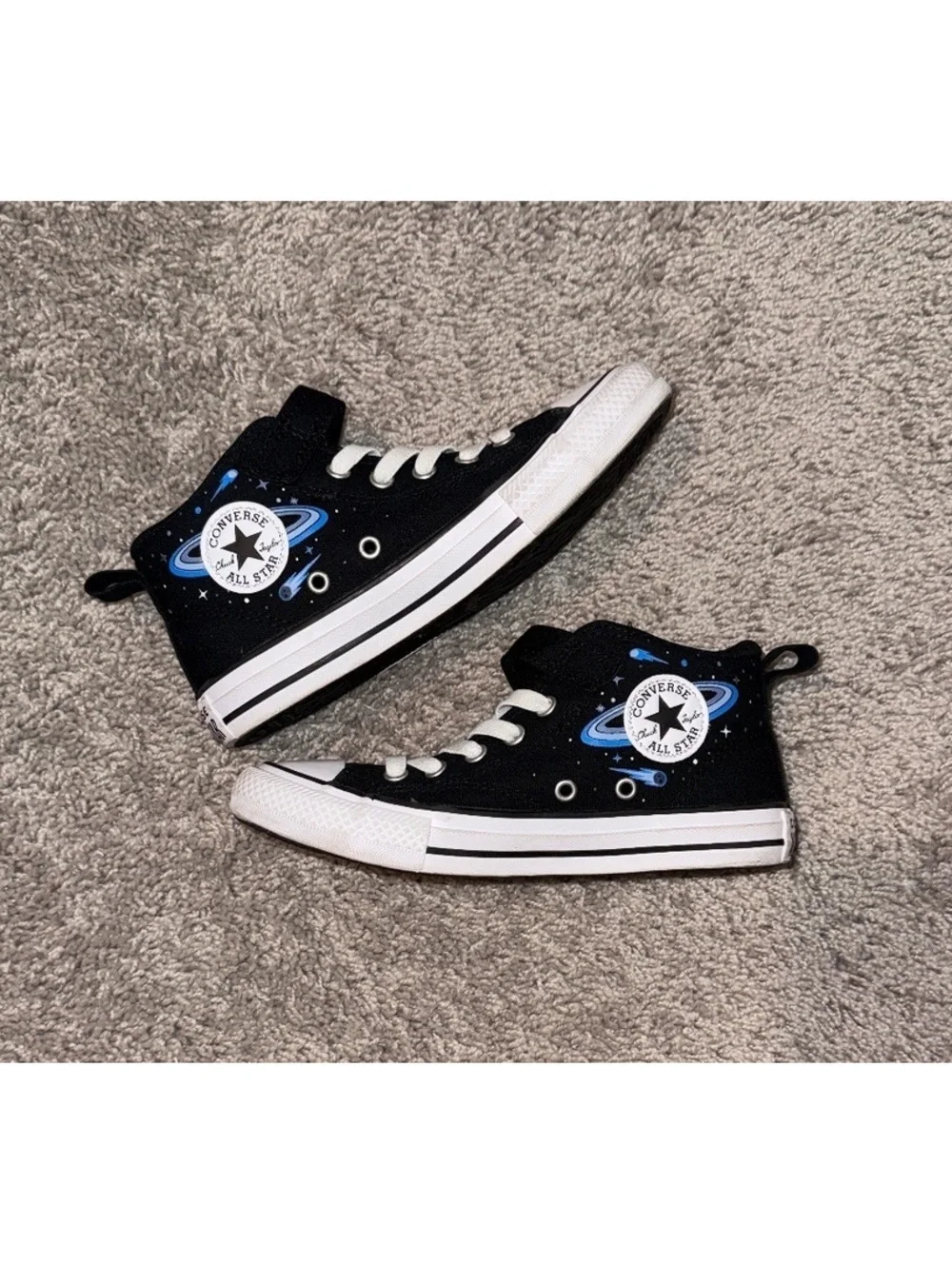 Converse Chuck Taylor All Star Space Rocket High Top Sneakers Kids Youth Size 2